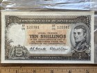 Australia 10 Shillings Rare Unc 1960s Banknote