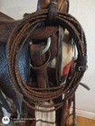 Authentic 45ft  19th C  Mexican Leather Reata