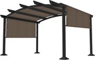 Breathable Pergola Replacement Cover Panel Canopy Shade Cover W rod Pocket Brown