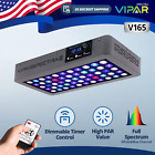 Viparspectra 1pc 2pcs 165w Saltwater Reef Aquarium Led Lights Coral Fish Tank