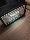 Austin Healey Service Mirrored Led Lighted Sign With Remote 
