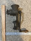 Antique Universal Food   Meat Grinder Chopper No 2 Hand Crank L F   C Conn 