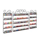 5 Tiers Metal Nail Polish Organizer  Wall Mount Rack Display Up To 200  Bottles