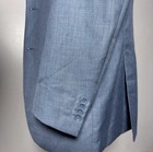 Bocaccio Uomo Men s Blue 3-piece Wool Twill Suit Regular Fit 38l