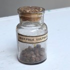 Antique Druggist Medicine Bottle Morphine Sulphate Tablets Vial