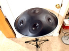 Xenith Handpan Xenith8 D Celtic8 20  Nitrided Steel Excellent Condition W bag