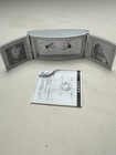 Restoration Hardware Bon Voyage Dual Time Travel Clock Photo Frame New