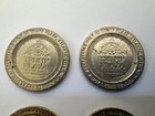 Vintage Lot Of 6 Atlantic City 50 Cents Tokens Trump Caesars Ballys