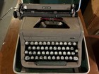Vintage 1955 Royal Quiet Deluxe Typewriter Original Tweed Hard Case Taperaser