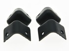 Set Of 8 Black Hard Plastic Guitar Amplifier Speaker Cabinet Corners Protector