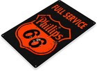Tin Sign Phillips 66 Gas Oil Sign  Station  Garage  Auto Shop  Retro Rustic A760