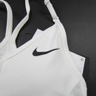 Nike Dri-fit Sports Bra Women s White New With Tags