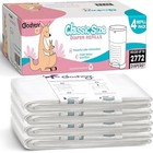 Refills Compatible With Dekor Classic Diaper Pail Refill Bags  4 Pack  Super    