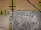 Joe   s Place Nebr 10 Cent Square Trade Token Nebraska Bar Saloon Vtg