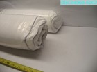 Qty 2 luxury Bed Pillows Soft   Supportive Standard Size White W Gray X002zp4xy3