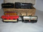 Marx Post War Vintage Tin Freight Set O Gauge With Set Box Rare Tank Car