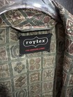 Vintage Roytex Towner Men s 100  Cotton Geometric Medallion Print Robe Size Larg