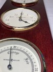 Howard Miller Hanging Wall Weather Station Barometer Thermometer Clock 625-249