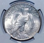 1921 Pristine  Gem Bu Ms Peace Si Lver Dollar   From Original Collection