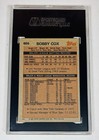 1983  Topps Bobby Cox Sgc Signed Autographed Baseball Card  93 Blue Jays