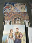Collection Of 6 Vintage European Post Cards    One Has Some Sort Of Ink Stamp 
