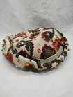 Vintage Floral Design With Beads Marshal Fields Womens Hat