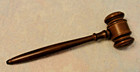 Vintage Wood Gavel Hammer Judge Auctioneer Lawyer Court Board Meeting Gift 10   