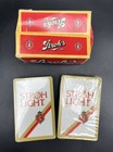 Stroh s Light Beer Mini Case W  Two Decks Plastic Coated Playing Cards Vintage
