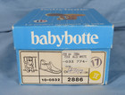 Vtg Babybotte White Leather Baby Shoes T-strap High Top Made In France 17  Us-2
