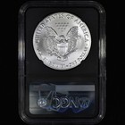 2018  1 Silver American Eagle     Ngc Ms-70     Coin Mercanti Fdoi 1st Day    trusted   