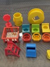 Vintage Fisher Price Little People Furniture Replacement Chair Table Bed Crib