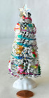 Miniature Dollhouse Christmas Tree Artisan White   Multicolor Fun Ooak 4 25  B