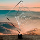 Square Wave The Mesmerizing Kinetic Wind Spinner Magical Calming Art Room Decor