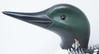 Hand Painted Wooden Loon Decoy 15 