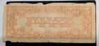 1942 Philippines 5 Peso Circulated P  107 Received For Safe Keeping Stamp