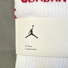 Nike Air Jordan Legend Cushioned Crew Socks 6 Pair Youth Medium Shoe Size 5y-7y