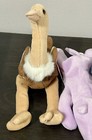 Ty Beanie Babies Stretch Happy Echo Dolfin Puffer The Bird Plush Animal 4 Lot