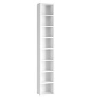 Cd Dvd 8 Tier Rack Storage Organizer Media Cabinet Tower Shelf Multimedia Holder