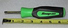 New Snap-on 1 4  Driver - Sgt4bg  soft Green Handle  1 4  Shank Driver  new 