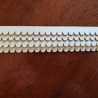 Dollhouse Scalloped Trim Victorian 4 Pcs 3 8  X 17  - Thin 1 32  For Overlapping