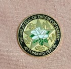 The Great Seal Of The City Of Durant Founded 1872 Lapel Pin Oklahoma Souvenir