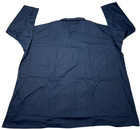 Lab Coat Unisex  6xl  Navy 3 Pockets Plastic Buttons Long Sleeves Medical Nwot