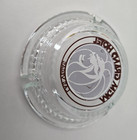 Vintage Ashtray Mgm Grand Hotel Las Vegas Nv 4 5  Casino Gambling Clear Glass