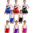 Us  Girls Halloween Cheerleading Costume Sequins Cheer Leader Uniform Outfits 