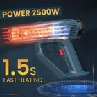 2500w Heat Gun Electric Hot Air Gun With Dual-temperature 4 Nozzles Tool New