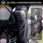 Motorcycle Shin Guards 4pcs Elbow Guard And Knee Pads Adjustable Anti-slip Motor