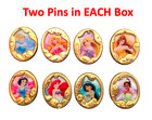 2017 Vintage Mystery Disney Pin Set Sealed Princess Ariel Belle Tiana Rapunzel  