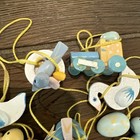 Lot Of 30  Vtg Wooden Easter Ornaments Hand Painted Miniature Erzgebirge