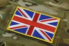 Large Uk Flag Embroidered Patch Sas Sbs Srr Sob Sfsg Usksf Ranger Regiment Yel