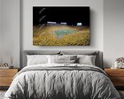 Michigan Football Team Stadium  City Sports Painting Canvas Print D  cor Wall